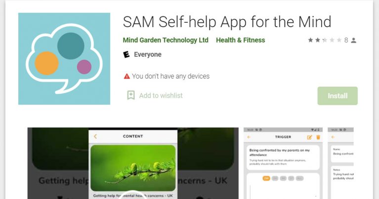 sam self help app